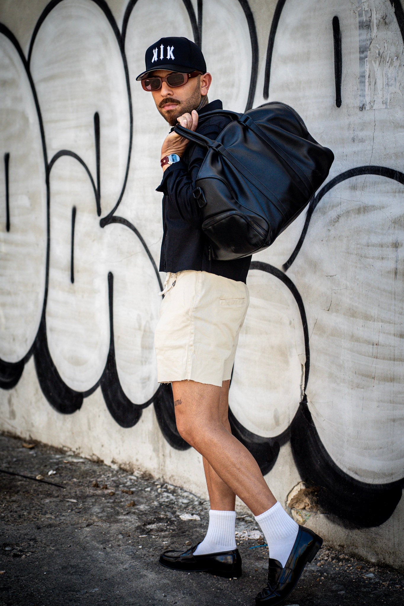 "Cherubim"                  Gorra K1K Snapback Premium Negra