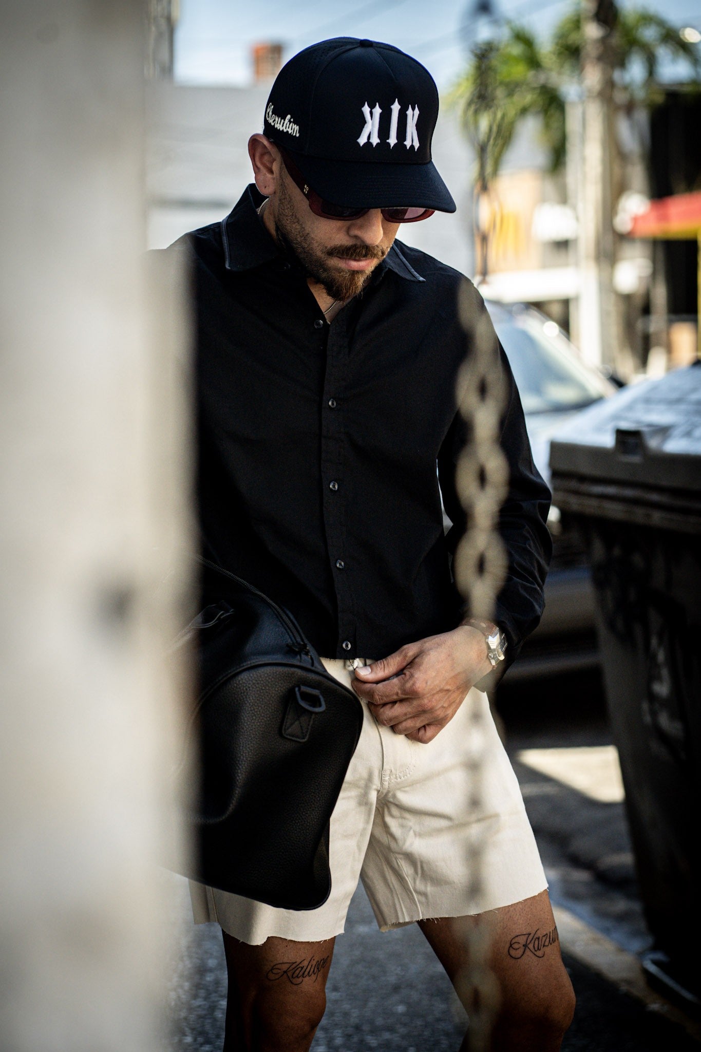 "Cherubim"                  Gorra K1K Snapback Premium Negra