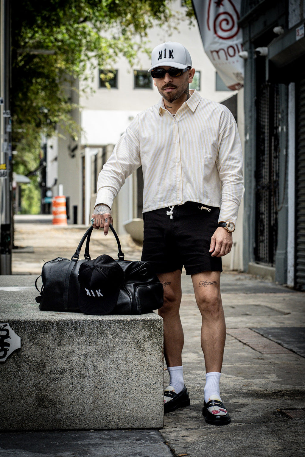 "SERAPHIM" Gorra K1K Snapback Premium Blanca