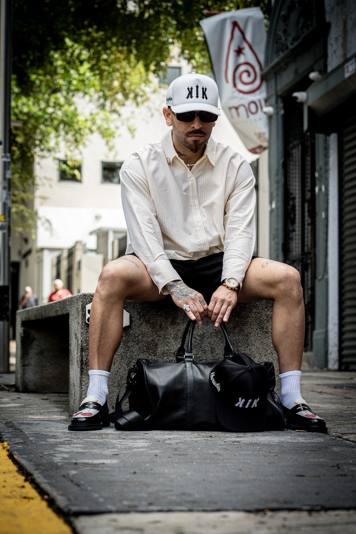 "SERAPHIM" Gorra K1K Snapback Premium Blanca